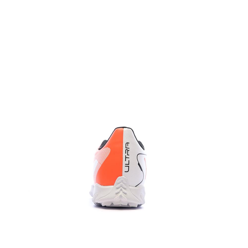 Chaussures de Football Blanches/Oranges Homme Puma Ultra 5 vue 3