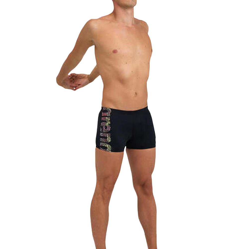Boxer de bain Noir Homme Arena Kikko Graphic vue 3