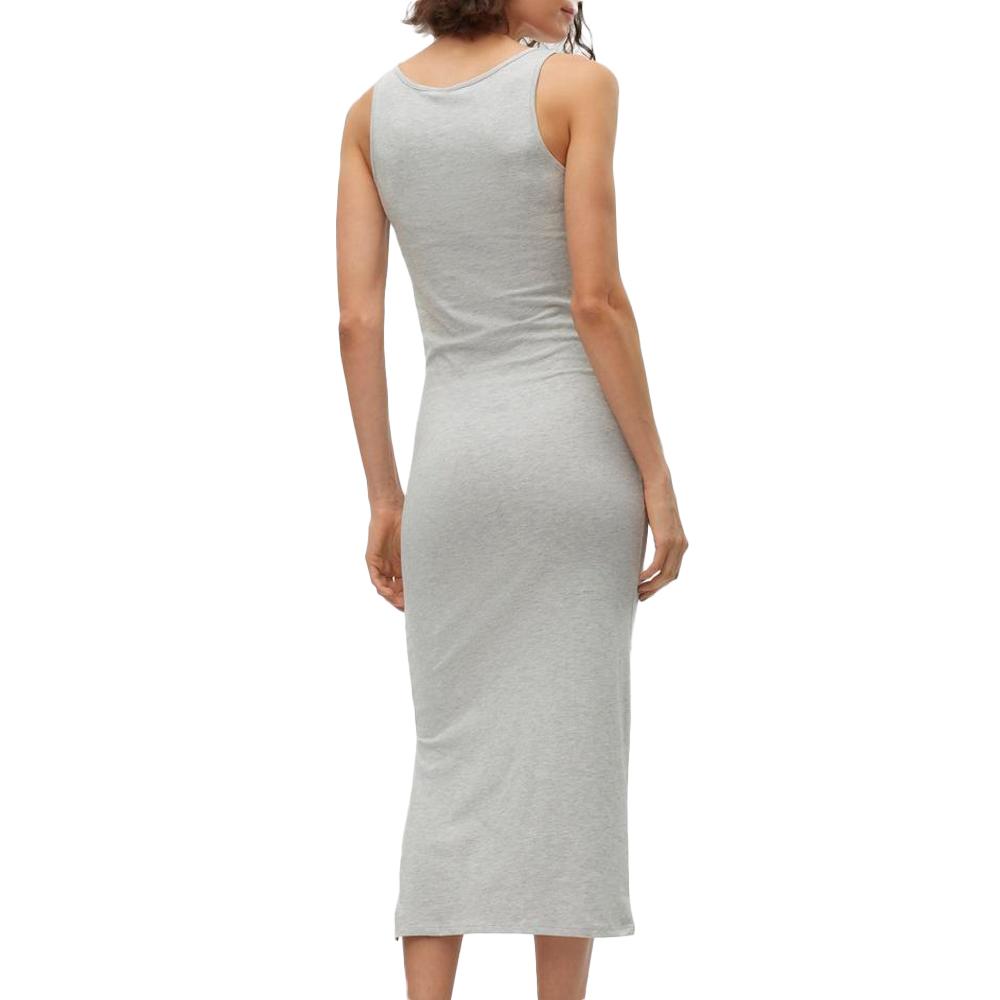 Robe Grise Femme Vero Moda Soft Maxi vue 2