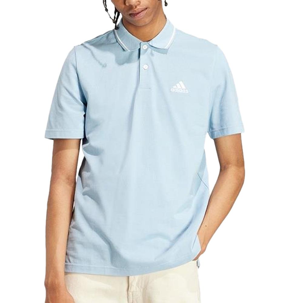 Polo Bleu Homme Adidas IJ6108 pas cher