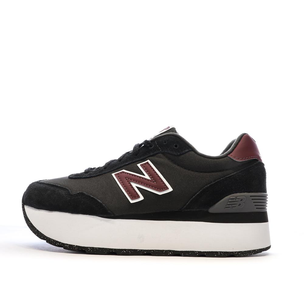 Baskets Noires/Prunes Femme New Balance 515 pas cher
