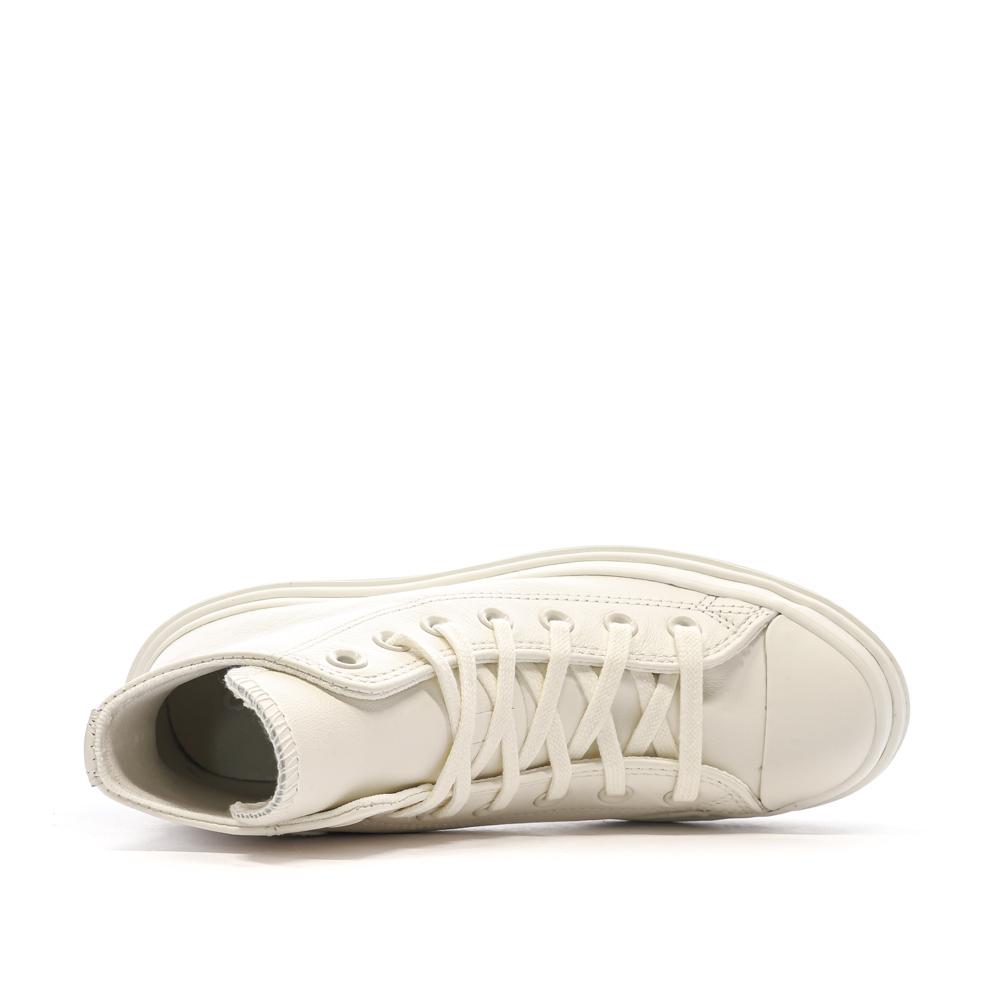 Baskets Blanches Femme Converse All Star Lugged vue 4