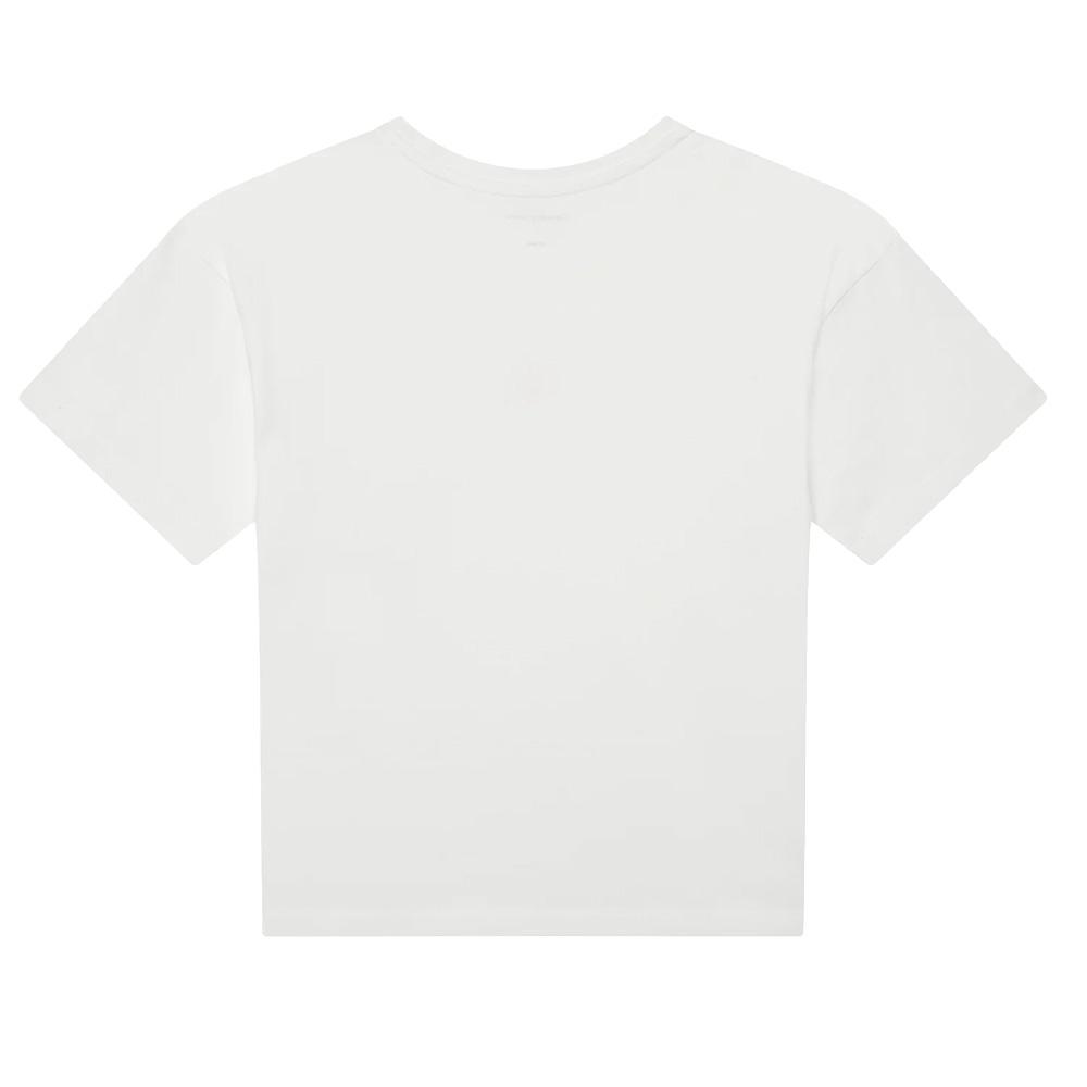 Calvin Klein Jeans Ck Logo White Girl's T-Shirt Photo of the Espace des Marques %store% store - view of %key%