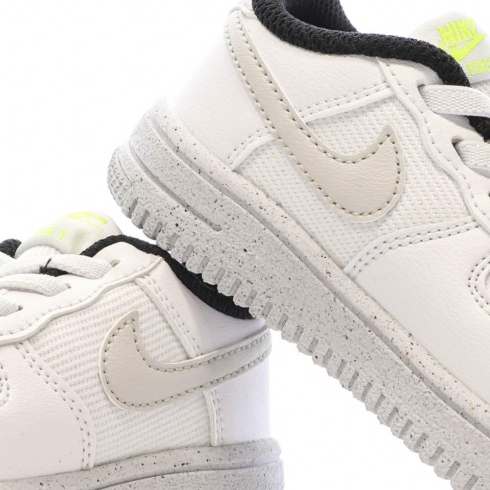 Baskets Blanches Garçon Nike Force 1 Crater vue 7