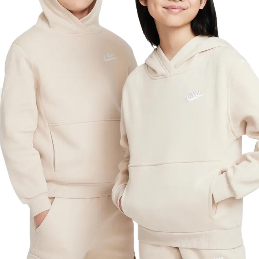 Sweat Beige Garçon/Fille Nike Club Hdy pas cher