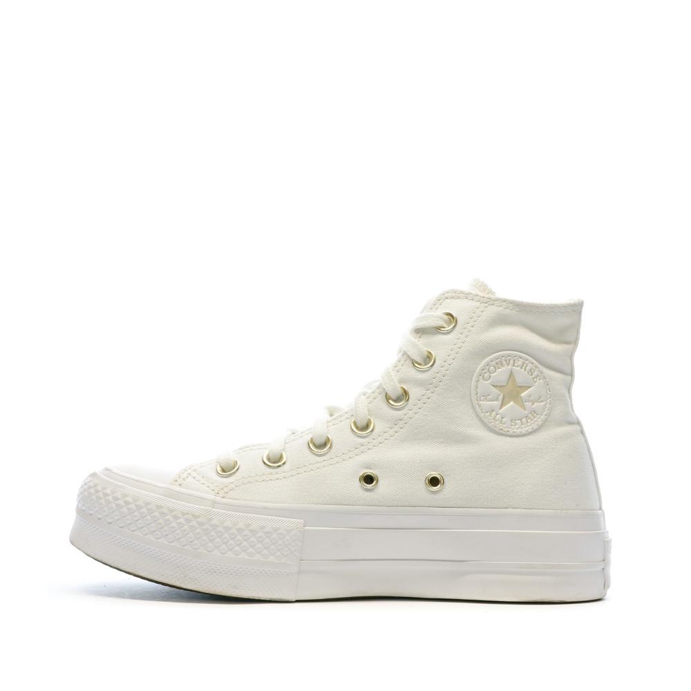 Baskets Blanches Femme Converse Platform High pas cher