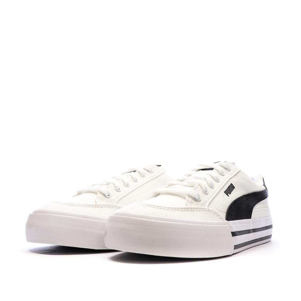 Baskets Blanches Femme Puma Court Classic vue 6