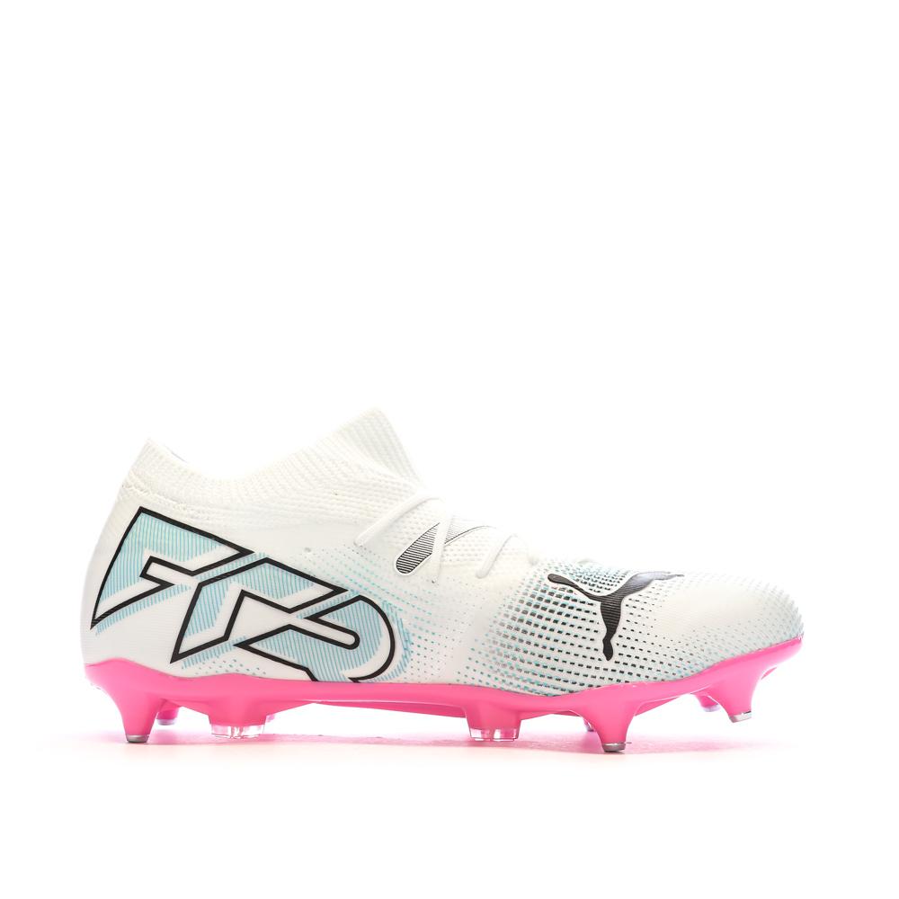 Chaussures Football Blanc/Bleu Homme Puma Future 7 Match vue 2