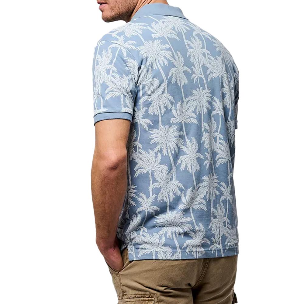 Polo Bleu Homme Kaporal TYRON25EM91 vue 2