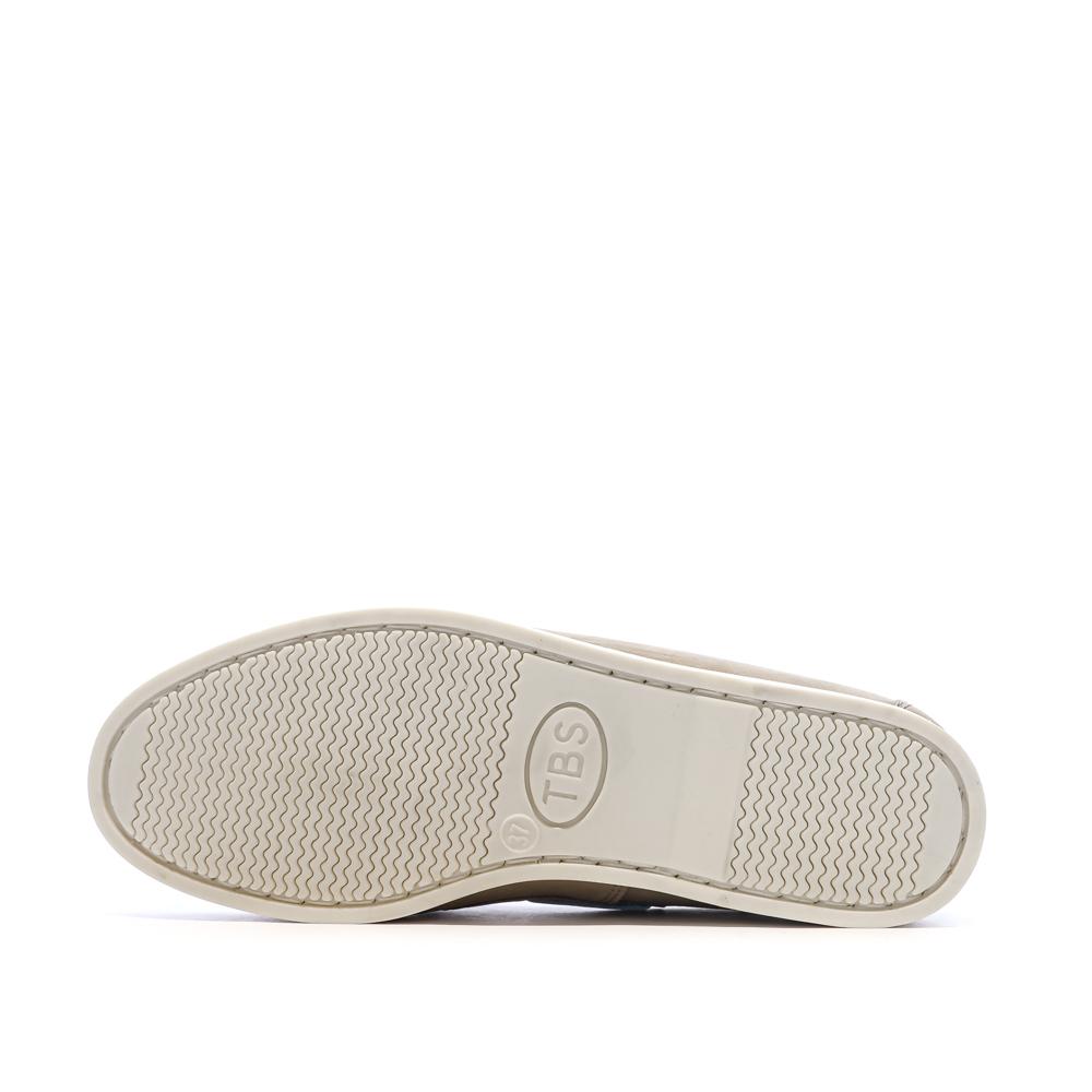 Zapatos náuticos beige para mujer TBS Bateau Cow Nubuck London ver 5