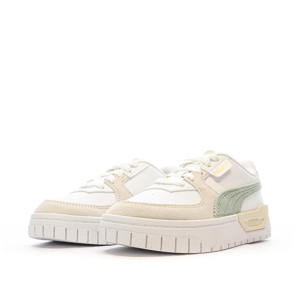 Baskets Blanches Fille Puma Cali Dream Corderoy vue 6