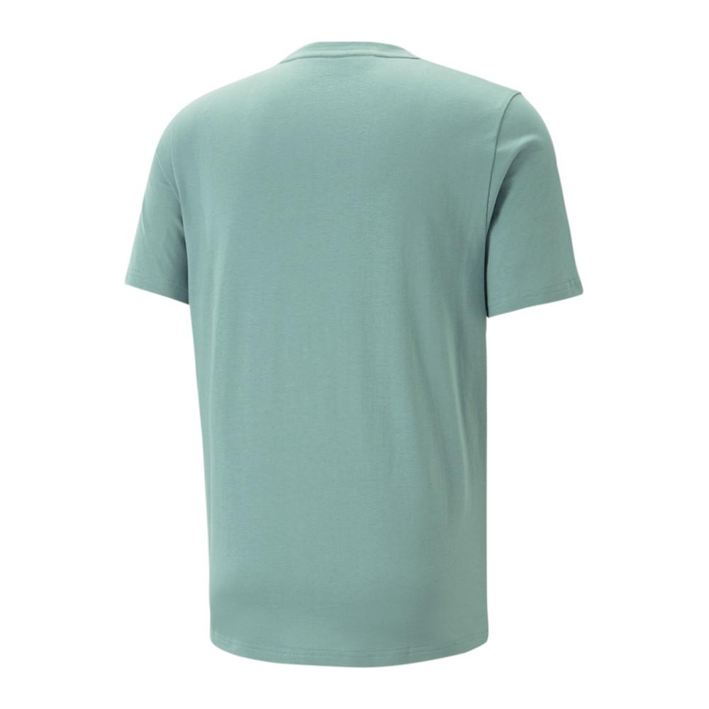 T-shirt Bleu Homme Puma Tape Tee vue 2