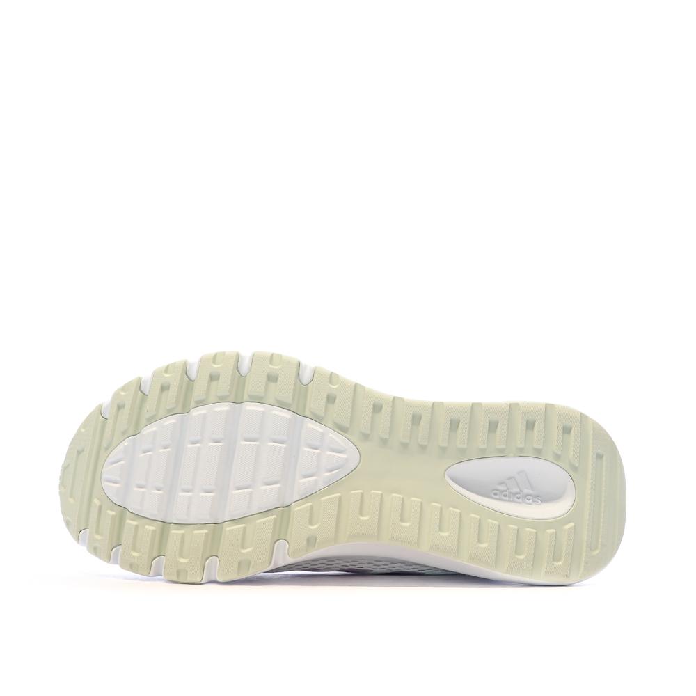 Chaussures de Running Blanches Femme Adidas Fluidup vue 5