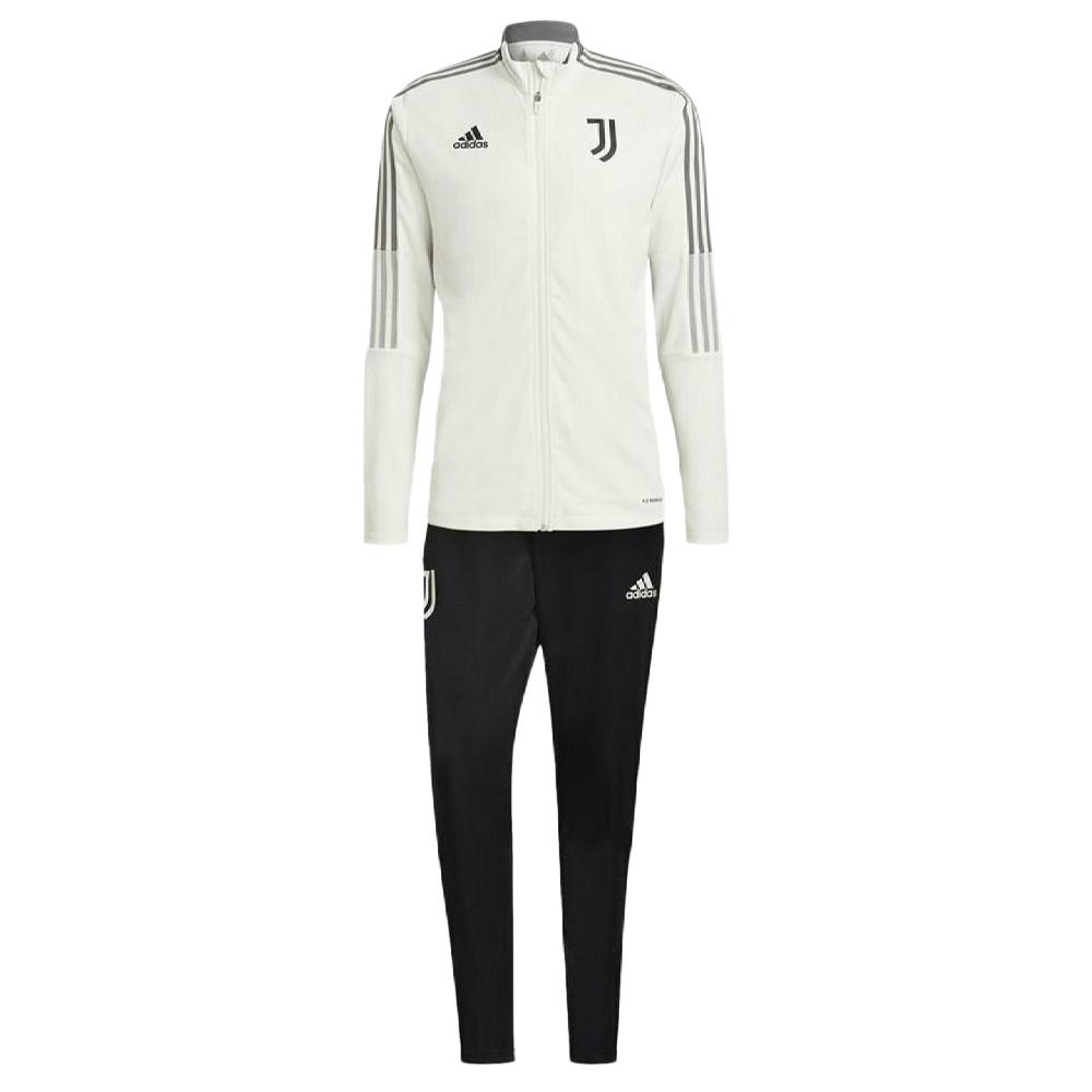 Juventus Survêtement Blanc/Noir Homme Adidas Juve TK vue 2