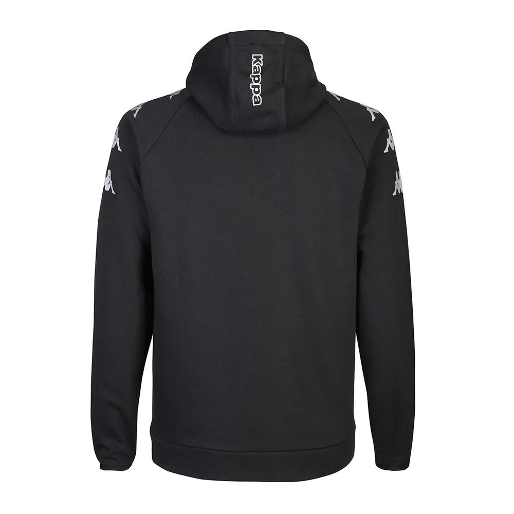 Sweat Zippé Noir Garçon Kappa Divieto vue 2