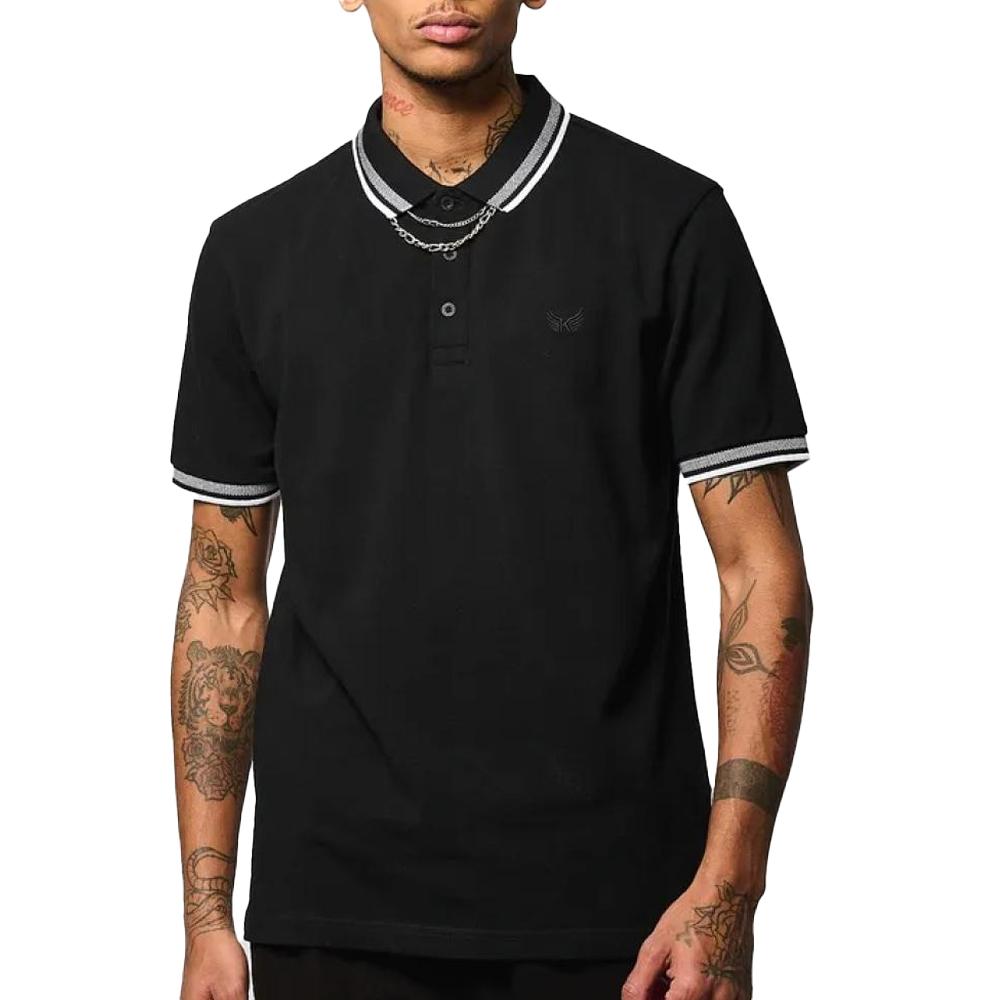 Polo Noir Homme Kaporal JAROD pas cher