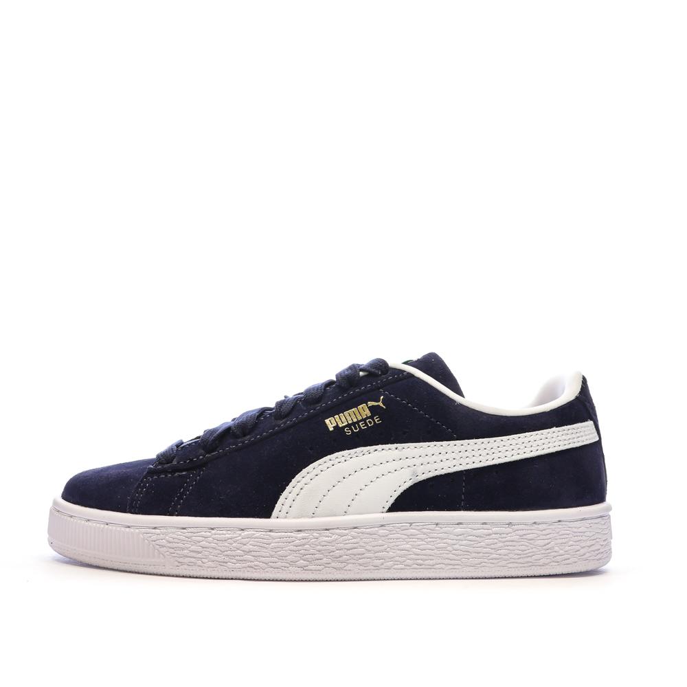 Baskets Marine Femme Puma Suede Classic pas cher