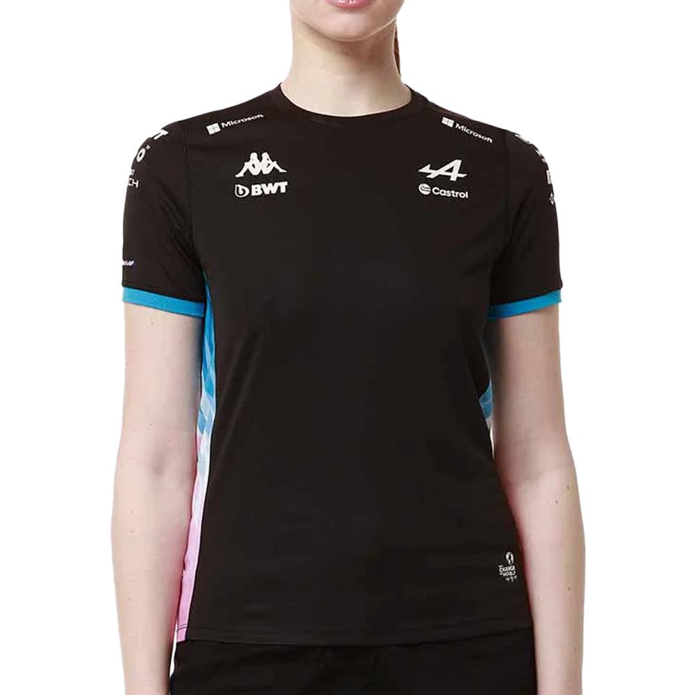 Maillots de Sport Noir Femme Kappa Adoliw Alpine F1 pas cher