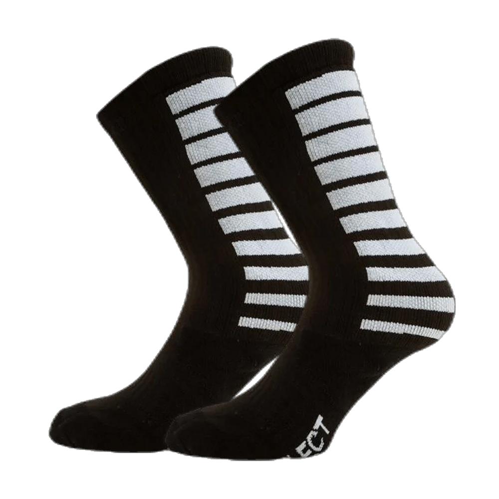 X1 Paire de Chaussettes Noir Mixte Select Sports Socks Striped pas cher