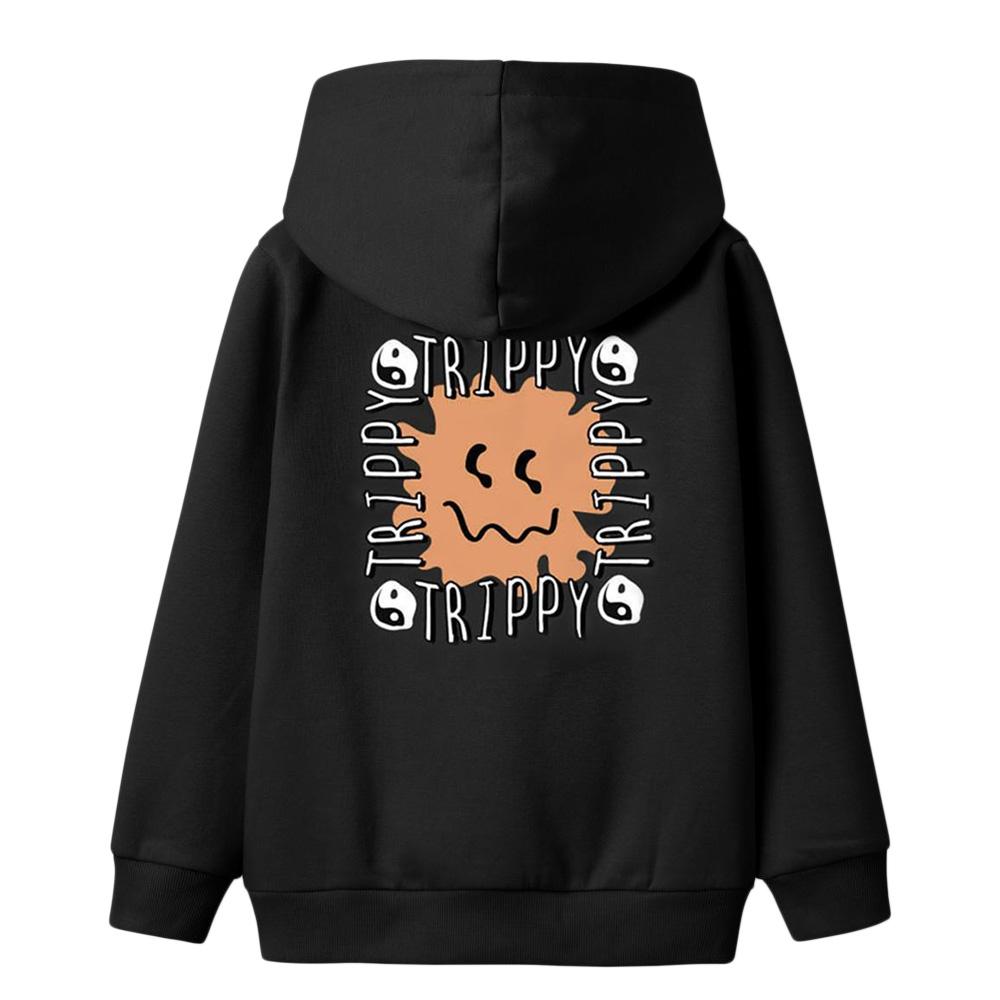 Sweat Noir Garçon Name it Bru vue 2
