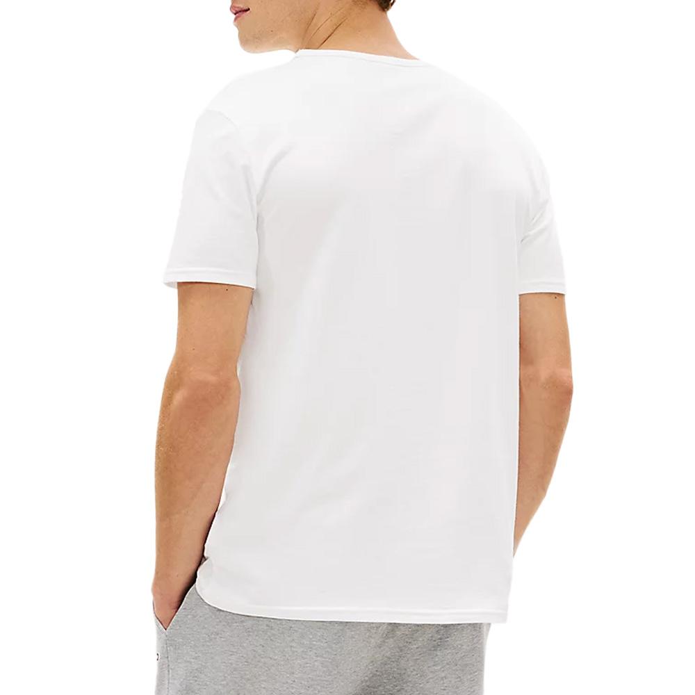 Lot de trois T-Shirt Blanc Homme Tommy Hilfiger Stretch vue 2