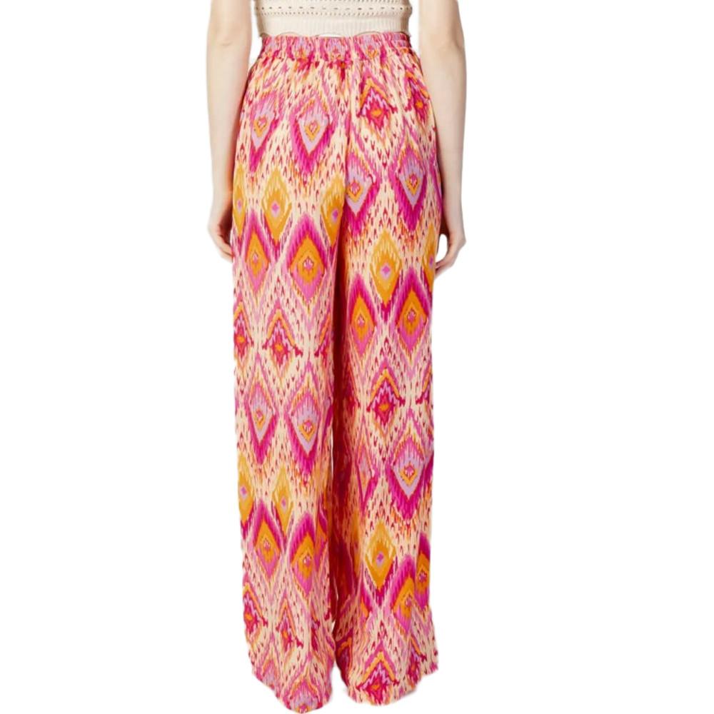 Pantalon Fluide à motifs Rose Femme Only Alma vue 2