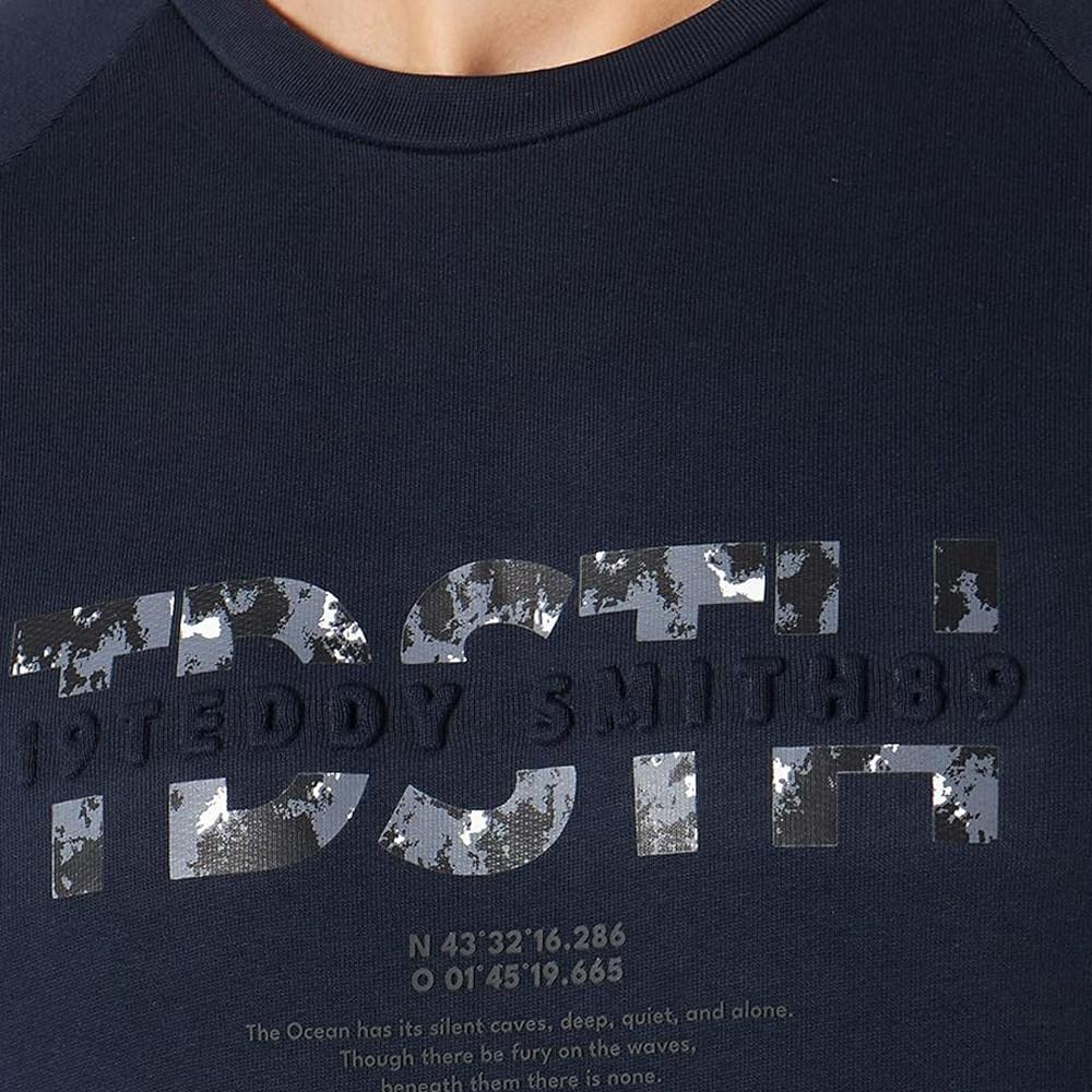 Sweat Marine Homme Teddy Smith Altino vue 3