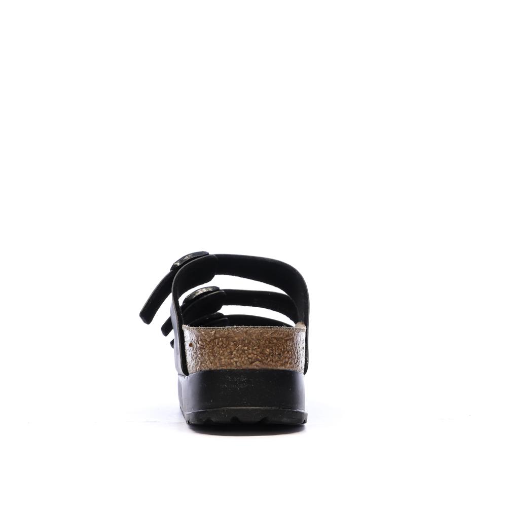 Sandales Noires Femme Birkenstock Arizona Papflex vue 3