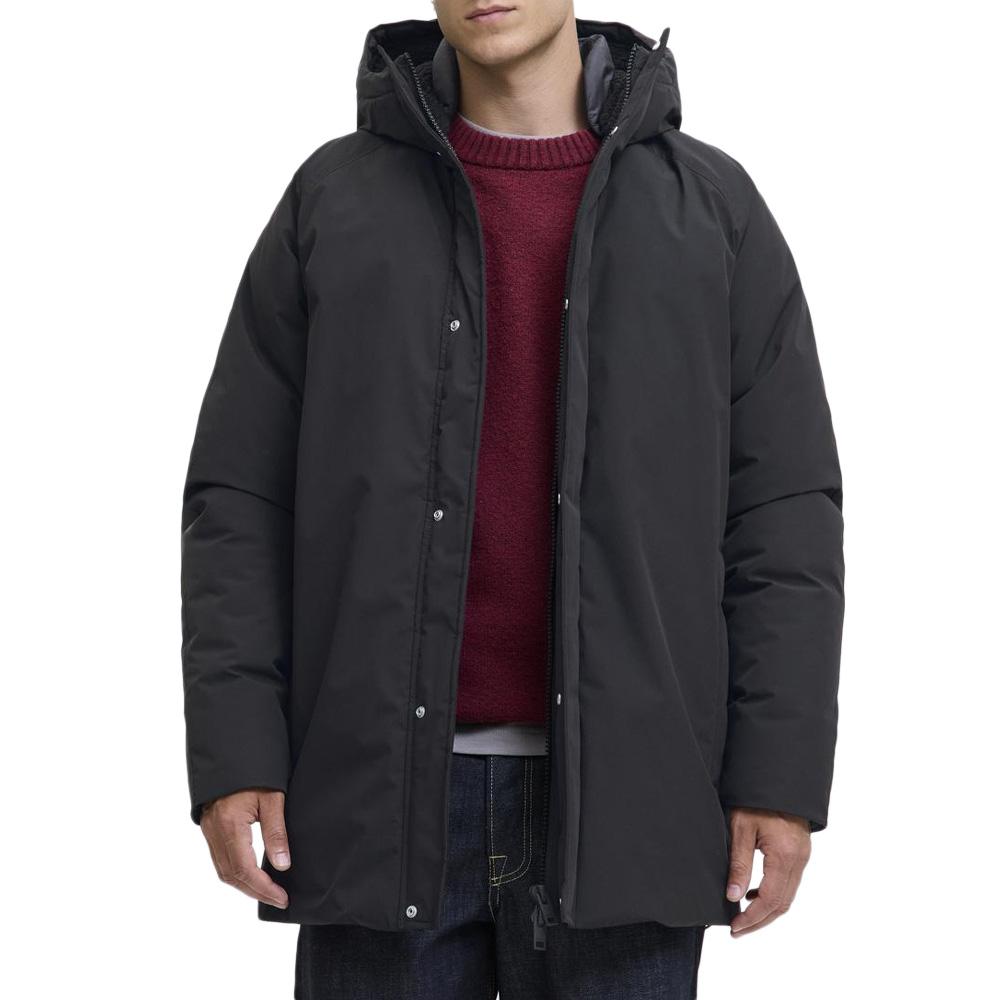 Parka Noir Homme Jack & Jones Wood pas cher