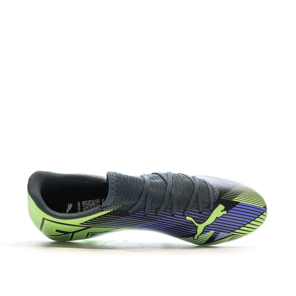 Chaussures de Football Marine/Jaune Homme Puma Future 7 Play MxSG vue 4