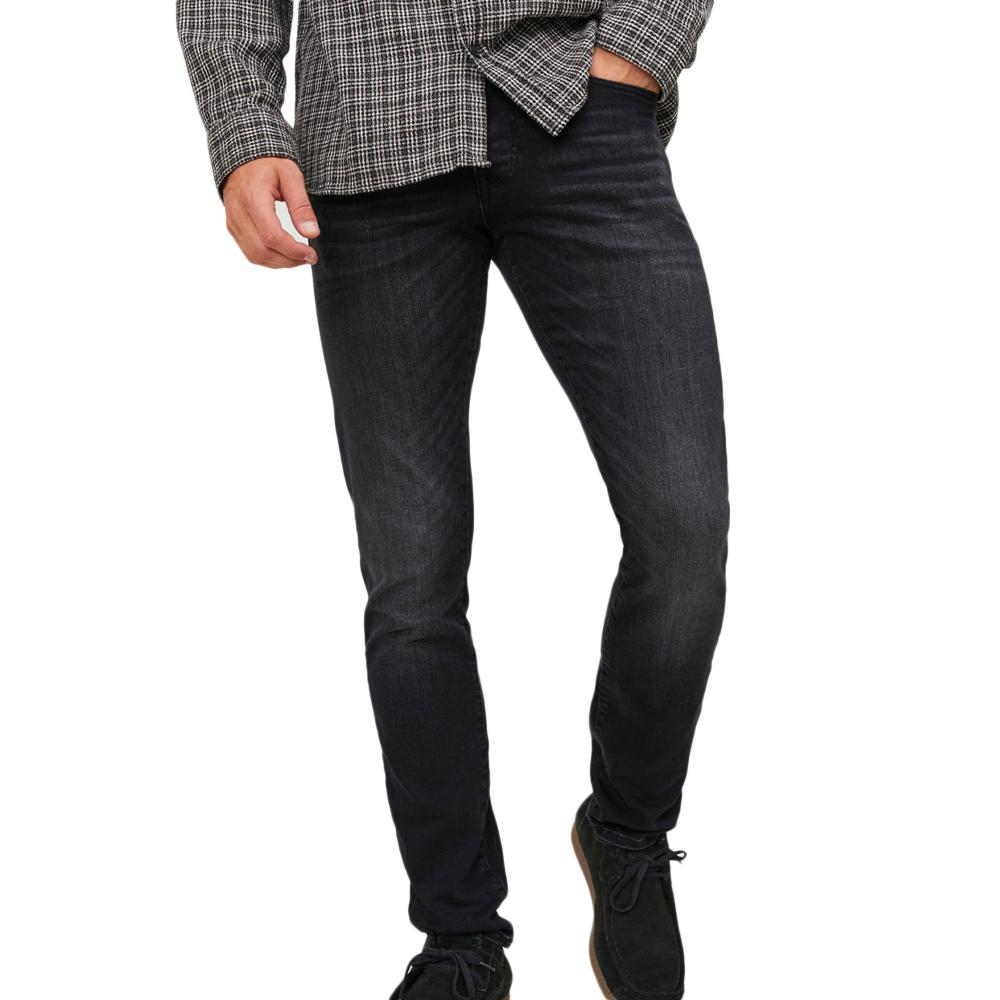 Jean Slim Noir Homme Jack & Jones Glenn BNM pas cher