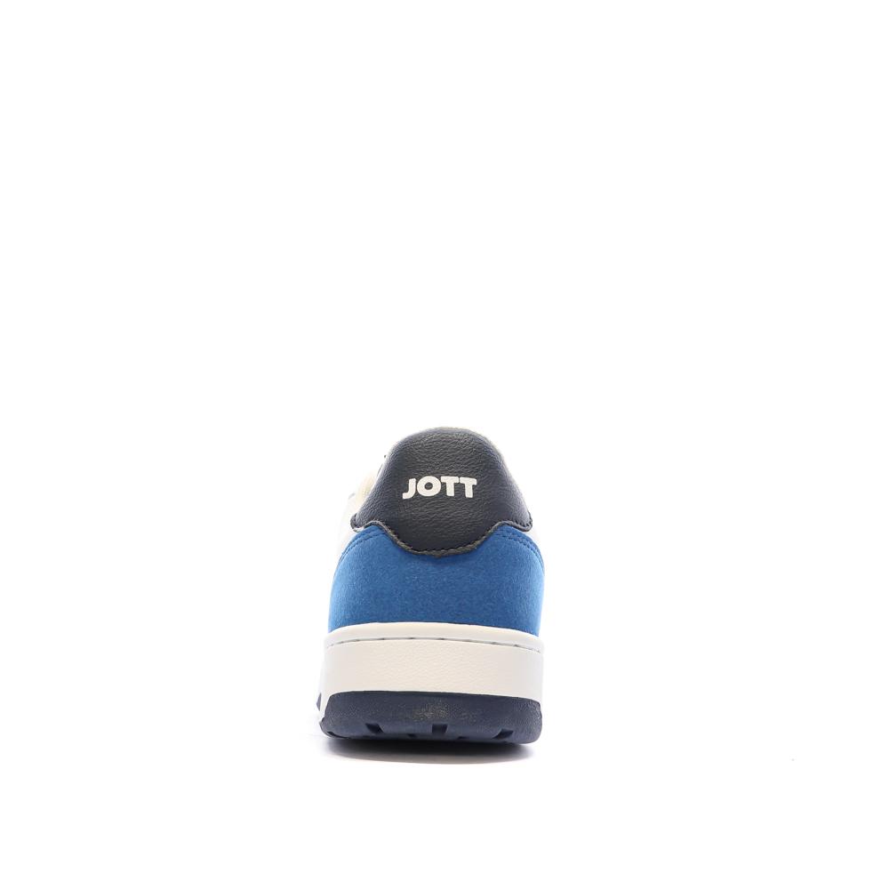 Baskets Blanches/Bleu Homme Jott River vue 3