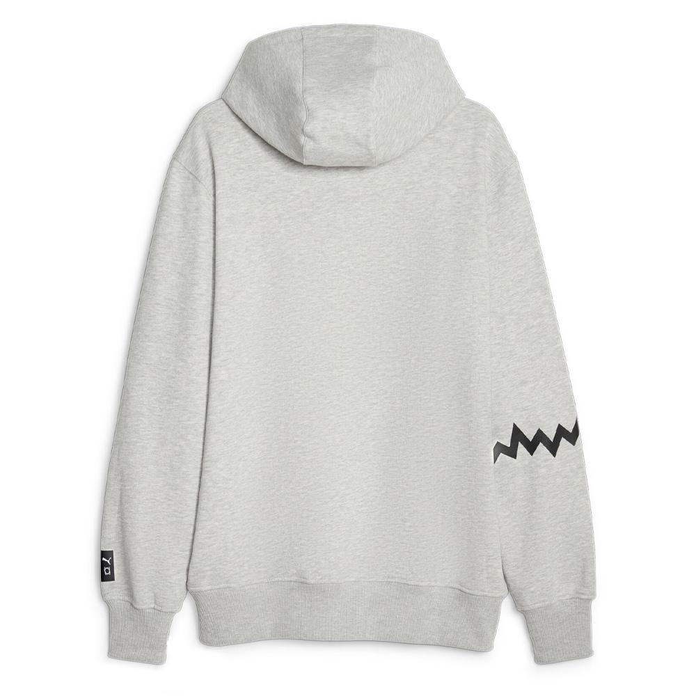 Sweat Gris Homme Puma Hoops Team vue 2