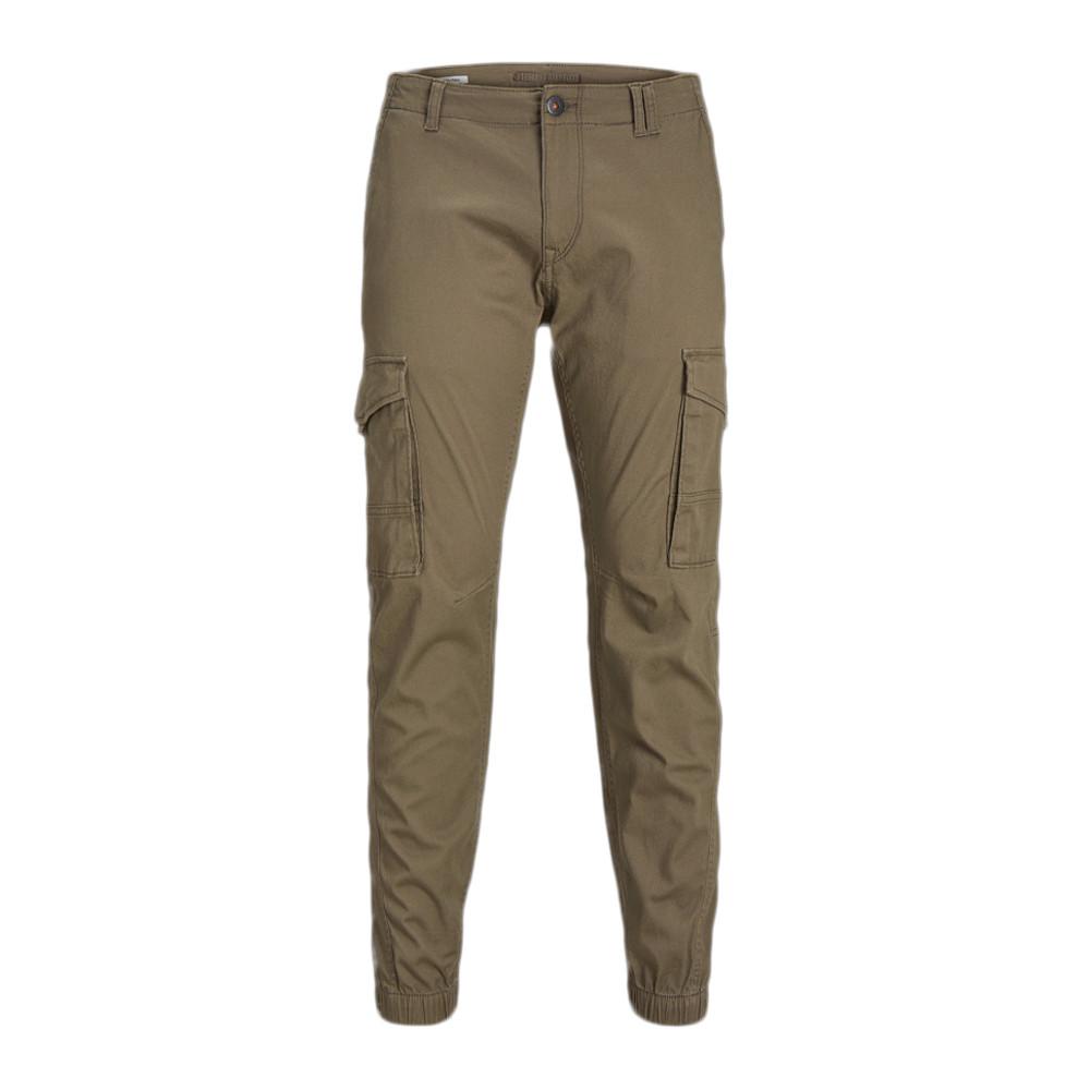 Pantalon Cargo Marron Jack & Jones Warner 111 pas cher