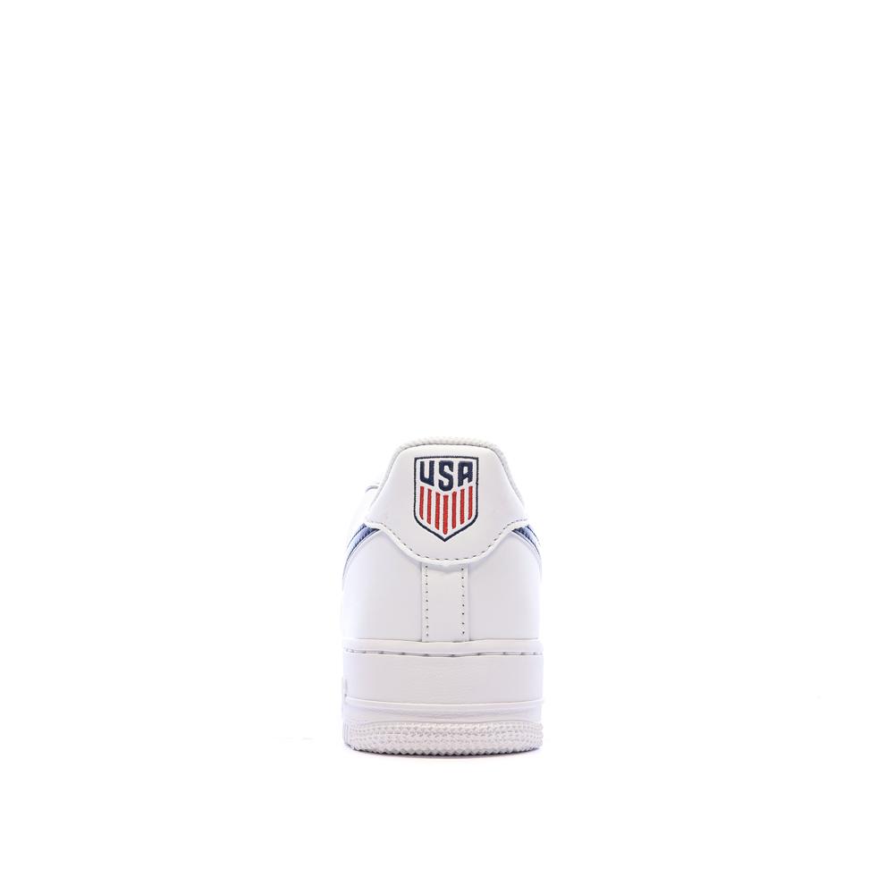 Baskets Blanc/Bleu Homme Nike Air Force 1 '07 Lv8 vue 3