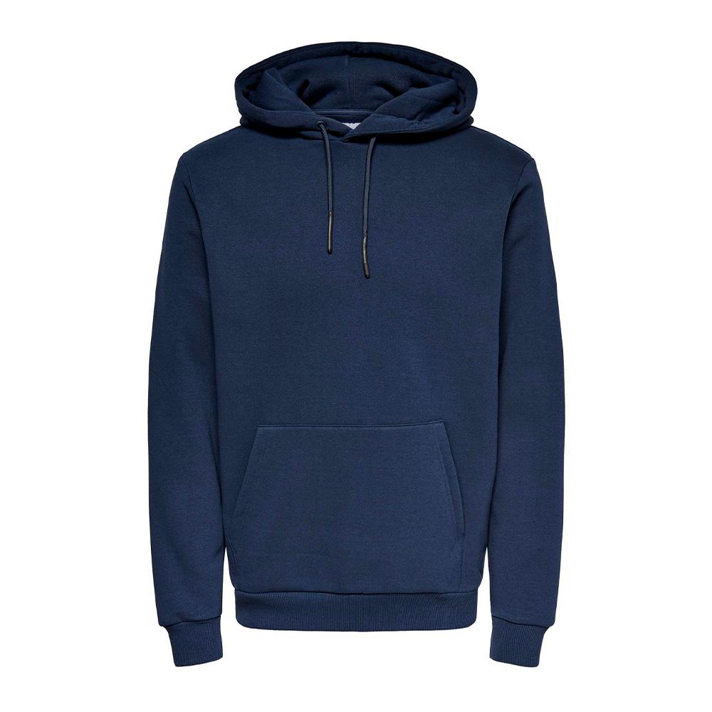 Sweat à Capuche Marine Homme Only & Sons Ceres pas cher