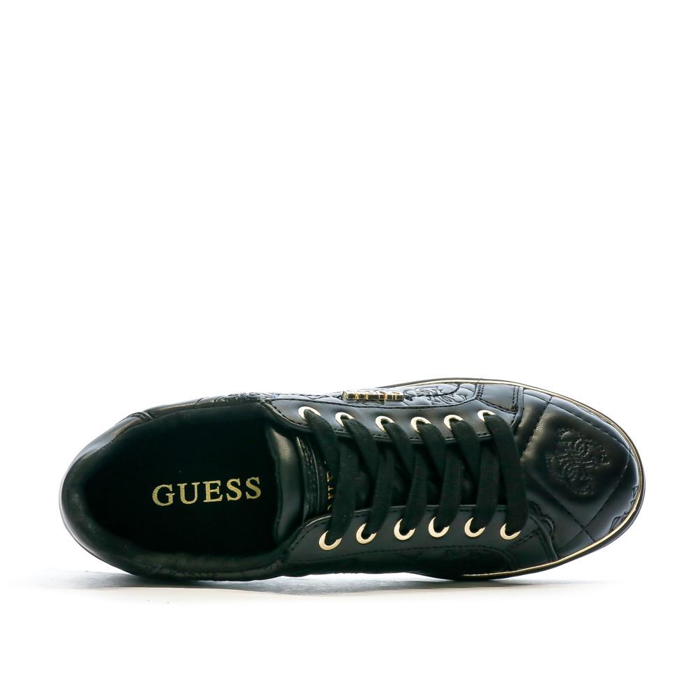 Baskets Noir Femme Guess Beckie vue 4
