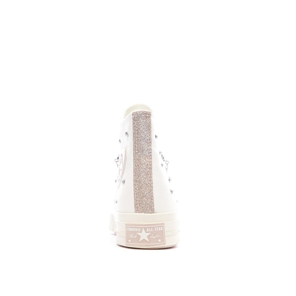 Baskets Blanches Femme Converse Chuck 70 A10304C vue 3