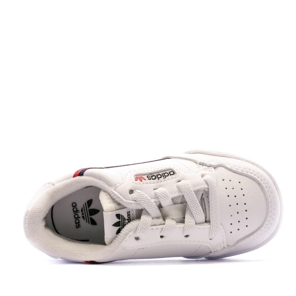Baskets Blanches Garçon Adidas Continental 80 vue 4