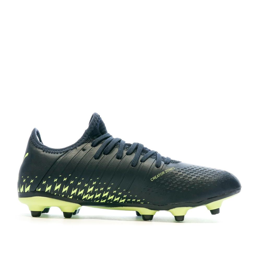 Chaussures de football Noires/Jaunes Homme Puma Future Z 4.4 vue 2