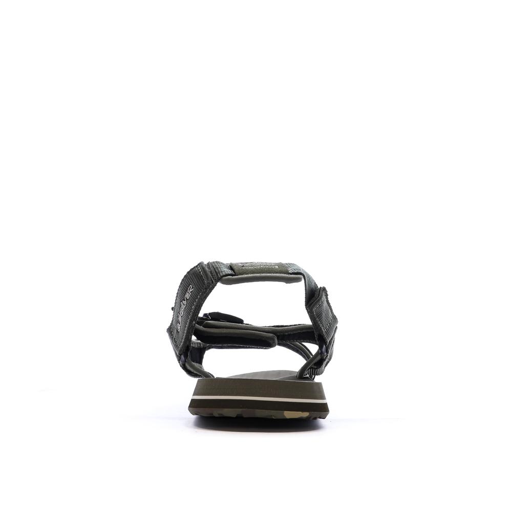 Sandales Kaki Homme Quiksilver Monkey Caged vue 3