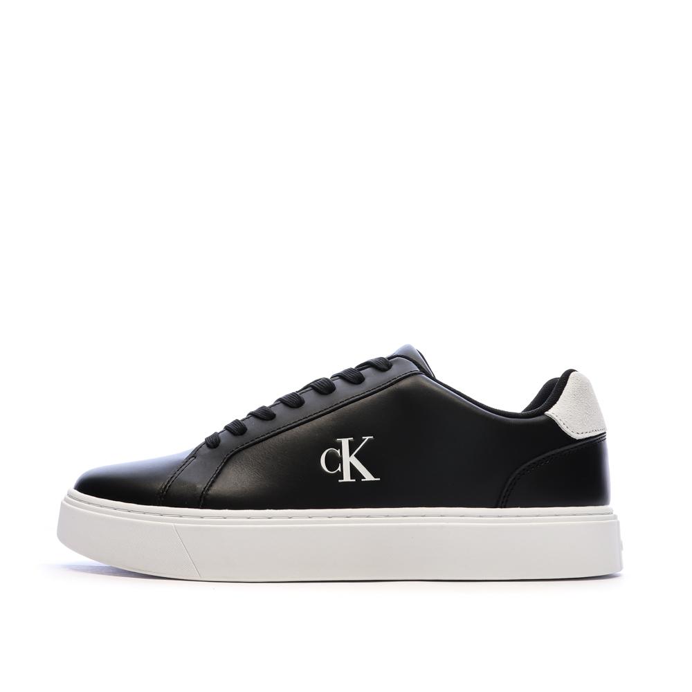 Baskets Noires Homme Calvin Klein Jeans Classic Cupsole Lace pas cher