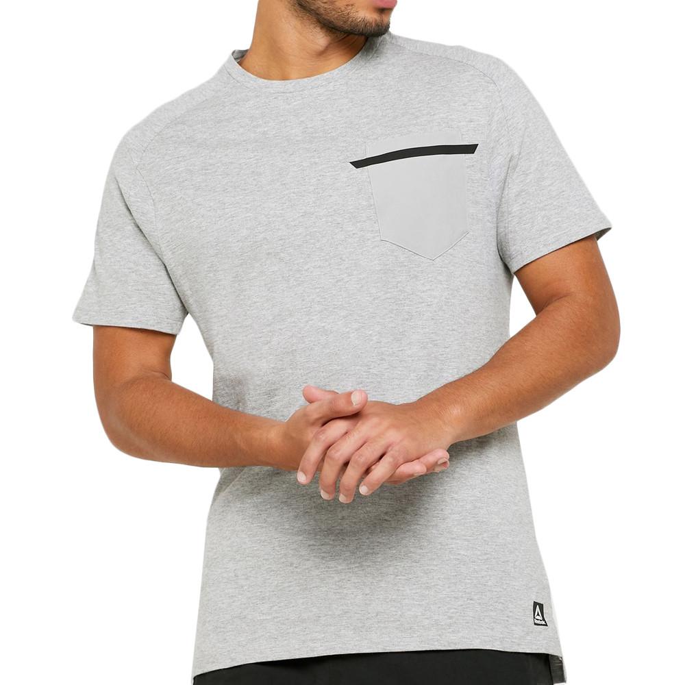 T-shirt Gris Homme Reebok Move Tee pas cher