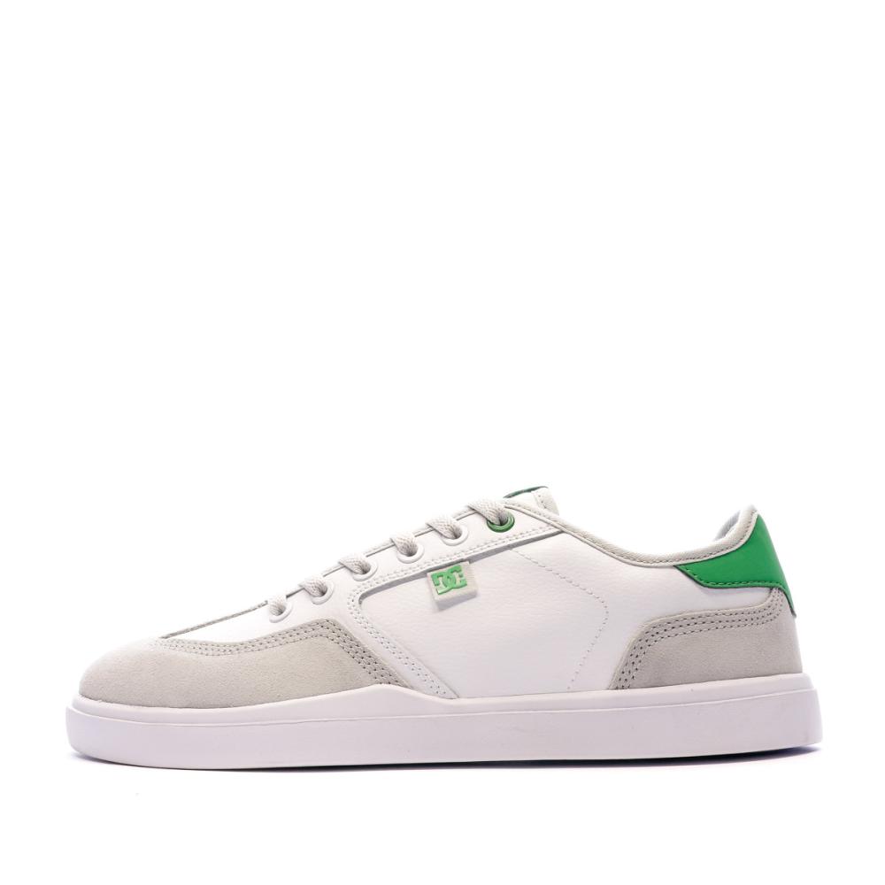 Baskets Blanc/Gris/Vert Homme DC Shoes Vestrey pas cher