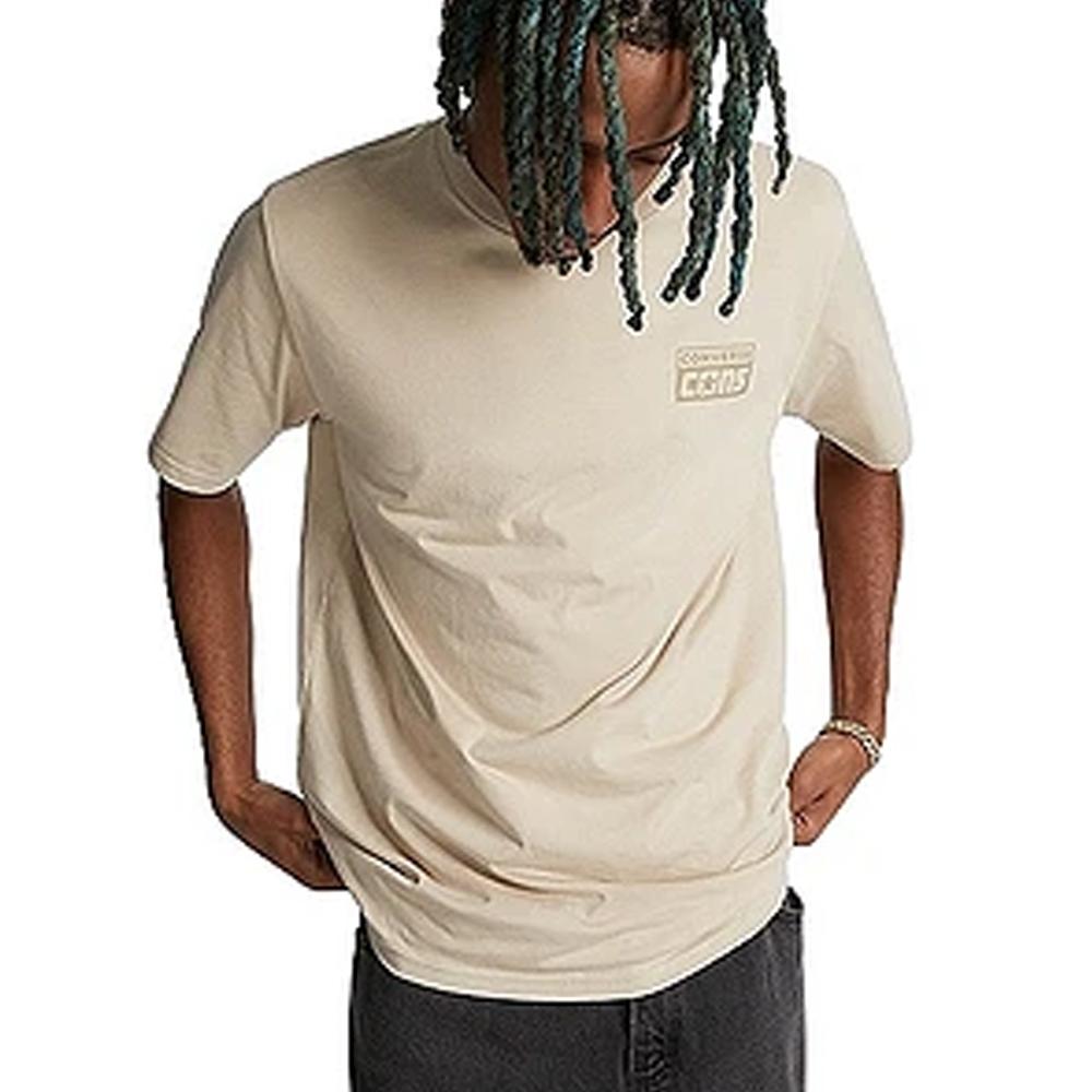 T-shirt Beige Homme Converse Cons Graphic pas cher