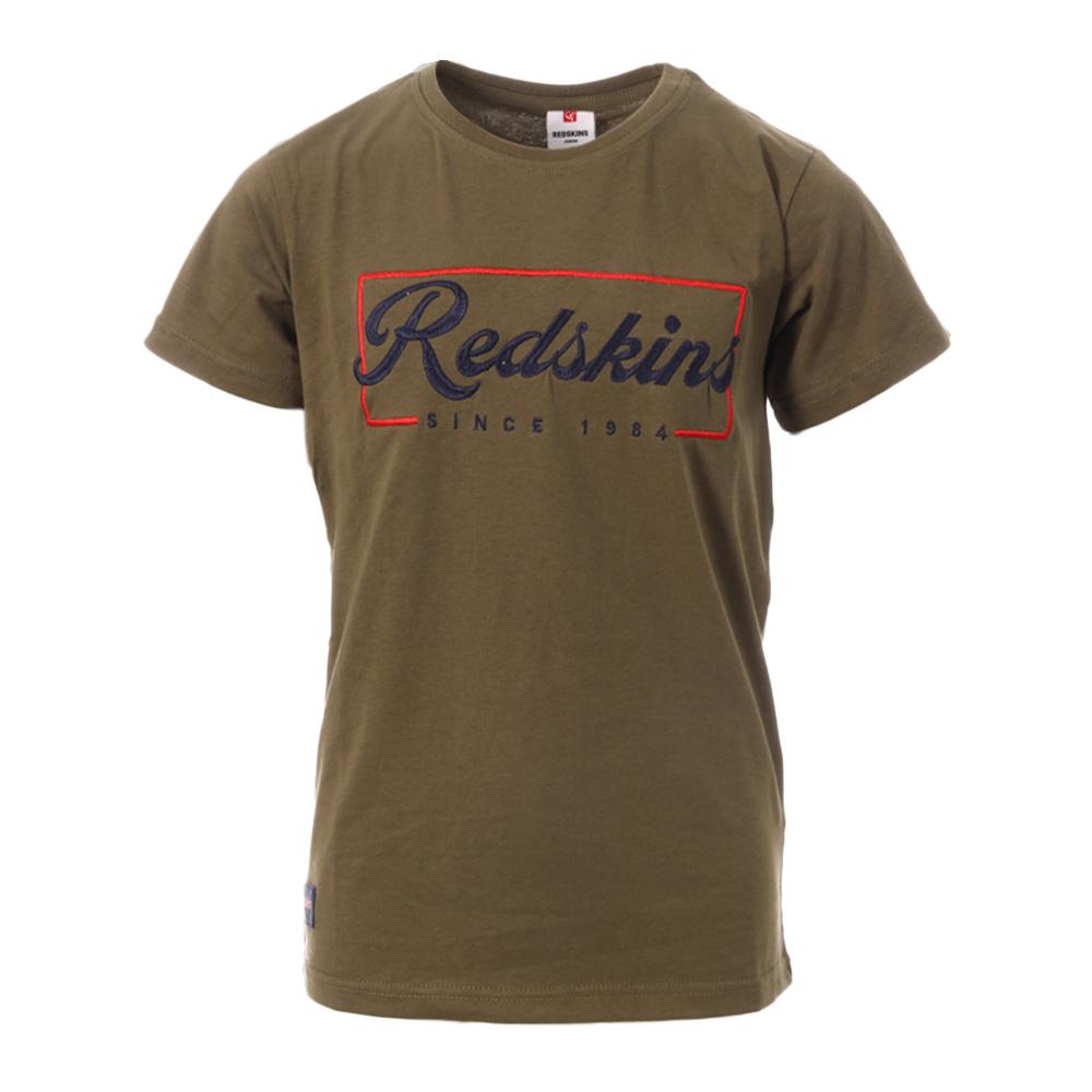 T-Shirt Kaki Garçon Redskins TS6074 pas cher