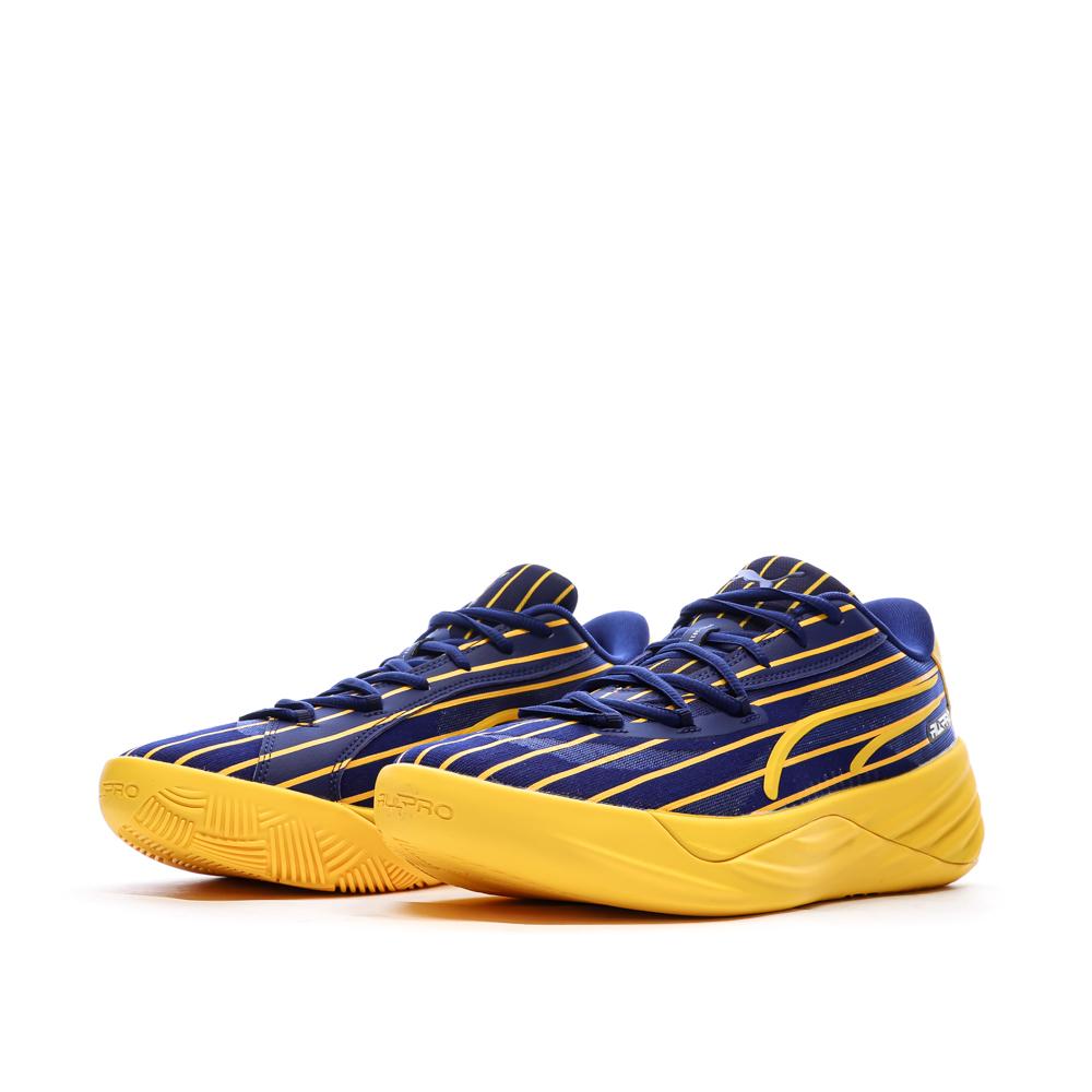 Chaussures de Basketball Marine/Jaune Homme Puma All-pro Nitro vue 6