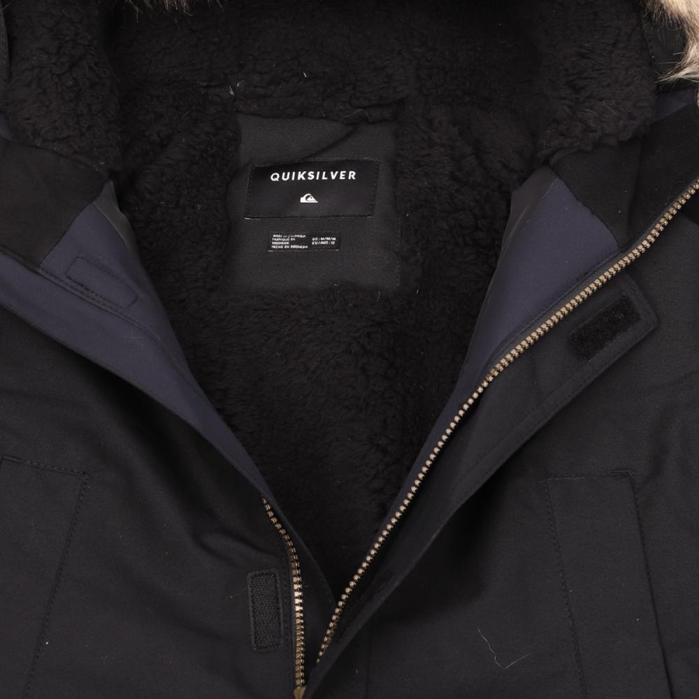 Parka Noir Garçon Quiksilver Ferris vue 3