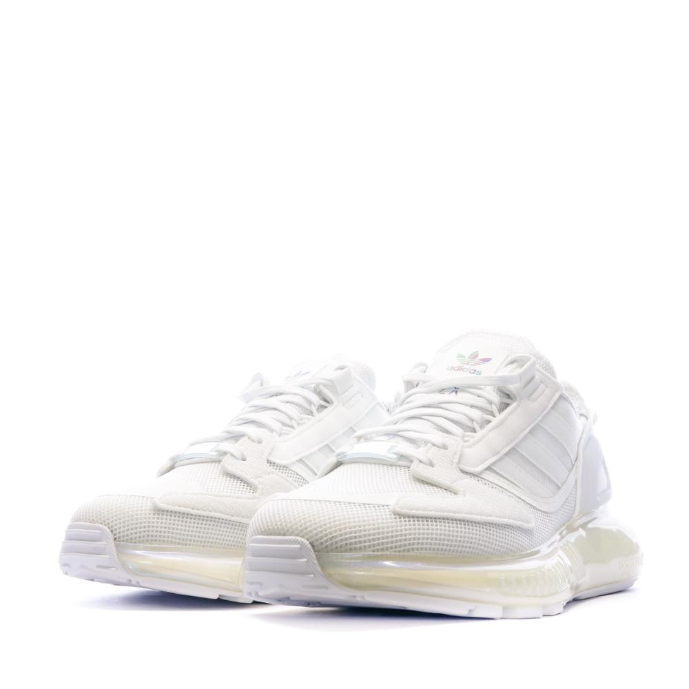 Baskets Blanches Femme Adidas Zx 5k Boost vue 6