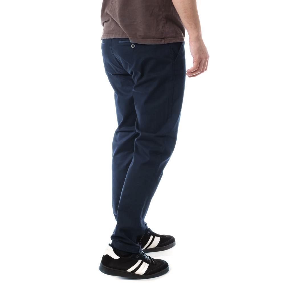 Pantalon Chino Marine Foncé Homme Paname Brothers Costa1 vue 2